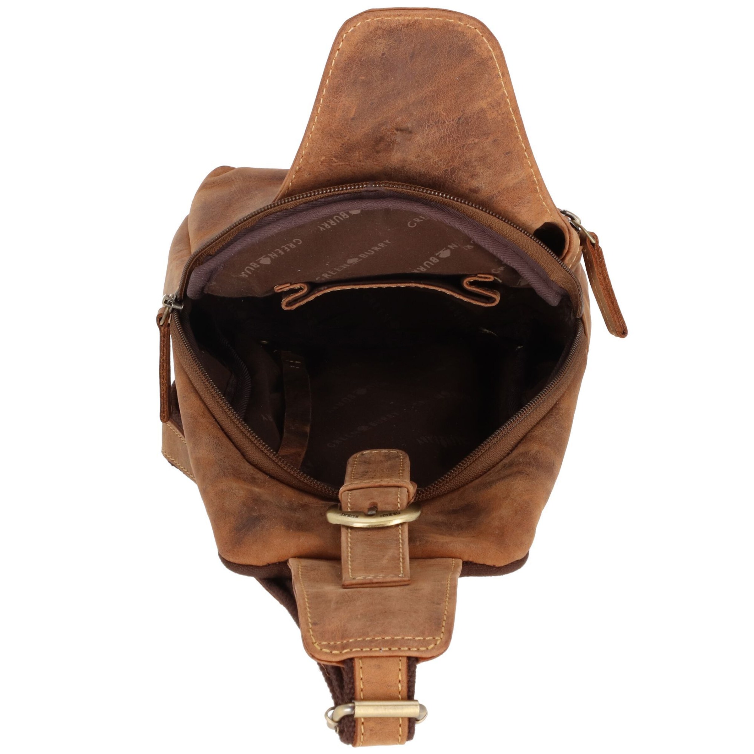 GREENBURRY Schoudertas in Bruin