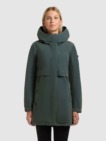 Veste mi-saison 'BRAVA' khujo en bleu : devant