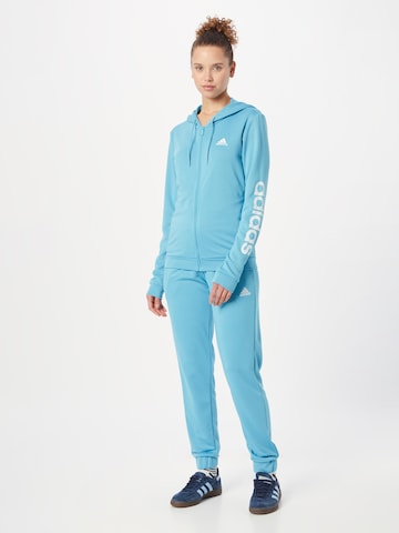 Survêtement 'Linear' ADIDAS SPORTSWEAR en bleu : devant