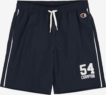 Champion Authentic Athletic Apparel Badeshorts in Blau: Vorderseite