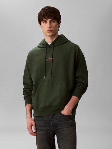 Calvin Klein Jeans Sweatshirt in Green: front