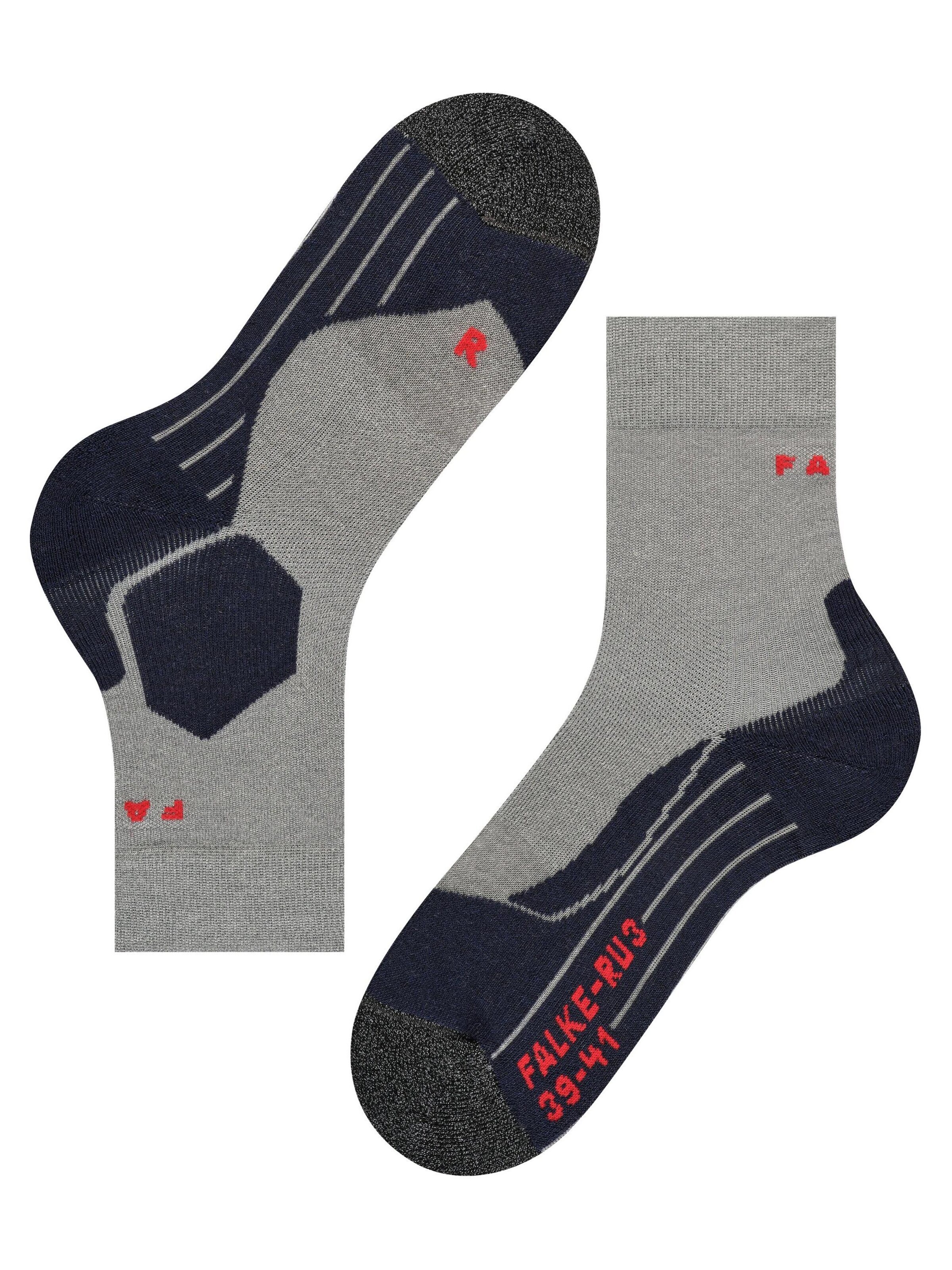 FALKE Athletic Socks 'RU3 Comfort' in Grey