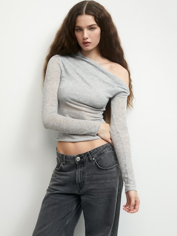 Pull&Bear Pullover i grå: forside