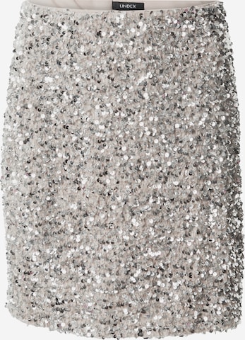 Lindex Nederdel 'Malva' i sølv: forside