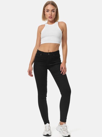 Skinny Jeans 'F114' di Tazzio in nero