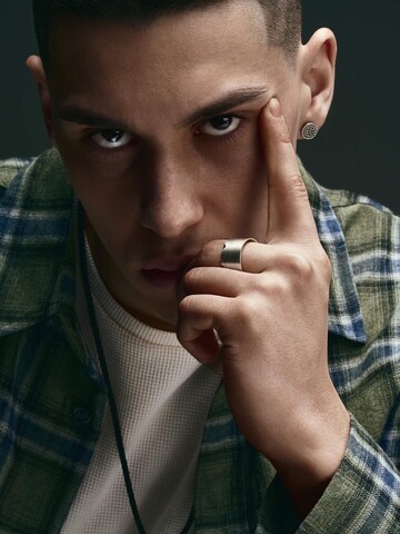 REYTEL Earring 'VEGVISIR. RUNES' in Silver