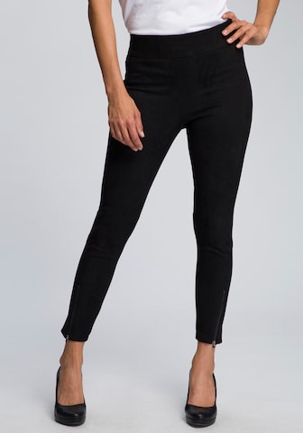 MAC Skinny Hose in Schwarz: predná strana