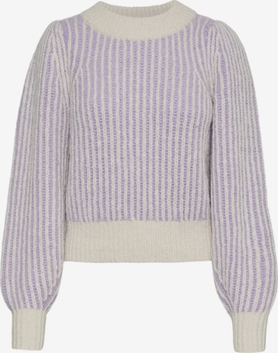 VERO MODA Pullover 'JULIETTE' em creme / roxo, Vista do produto