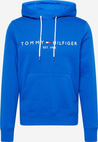 TOMMY HILFIGER Klasický střih Mikina – modrá: přední strana