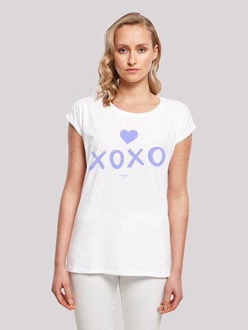 F4NT4STIC Shirt 'Valentinstag' in White: front