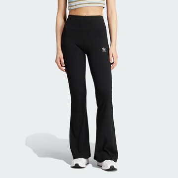 Flared Leggings 'Essentials' di ADIDAS ORIGINALS in nero: frontale