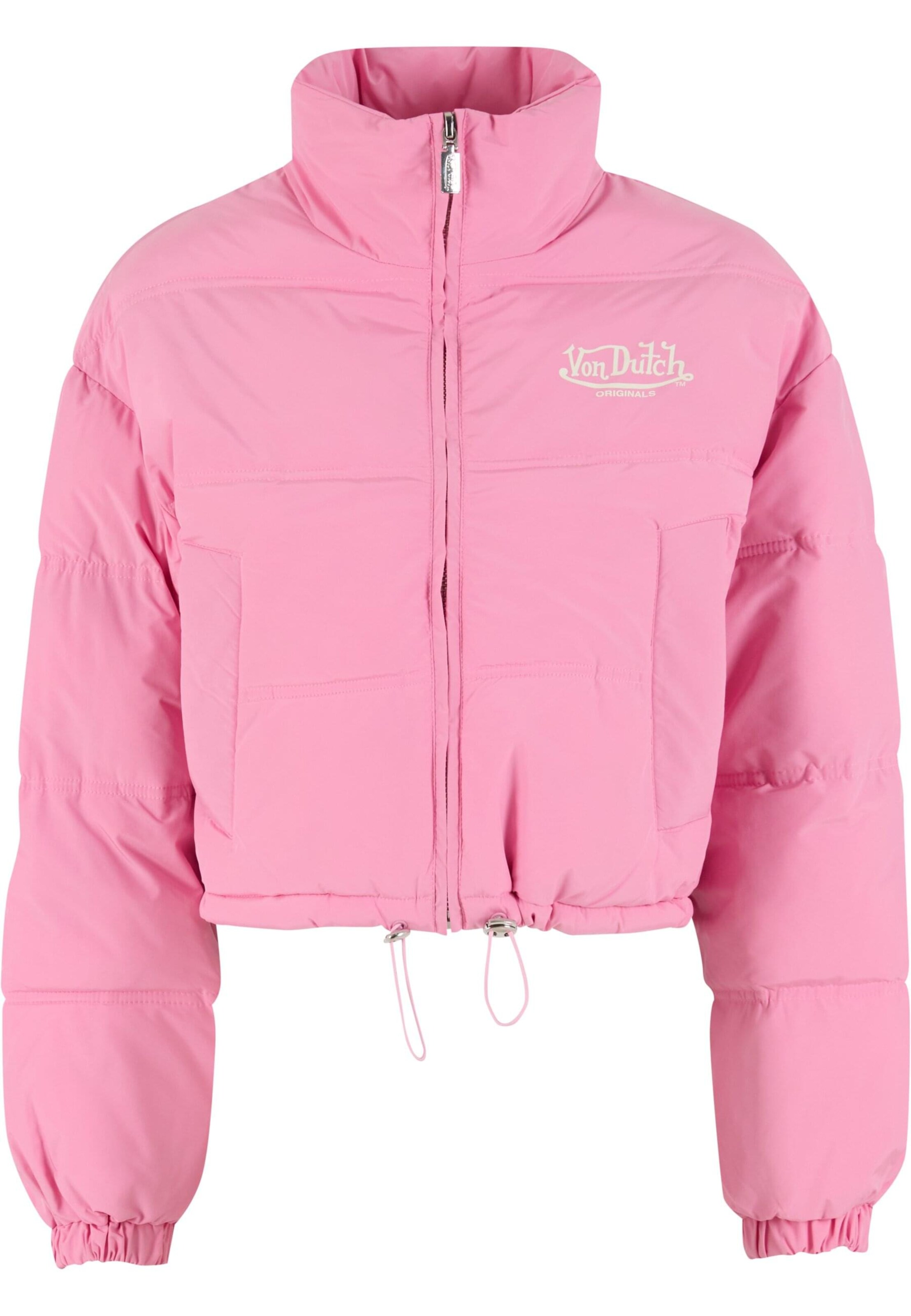 Veste mi-saison 'Nuri' Von Dutch Originals en rose : devant