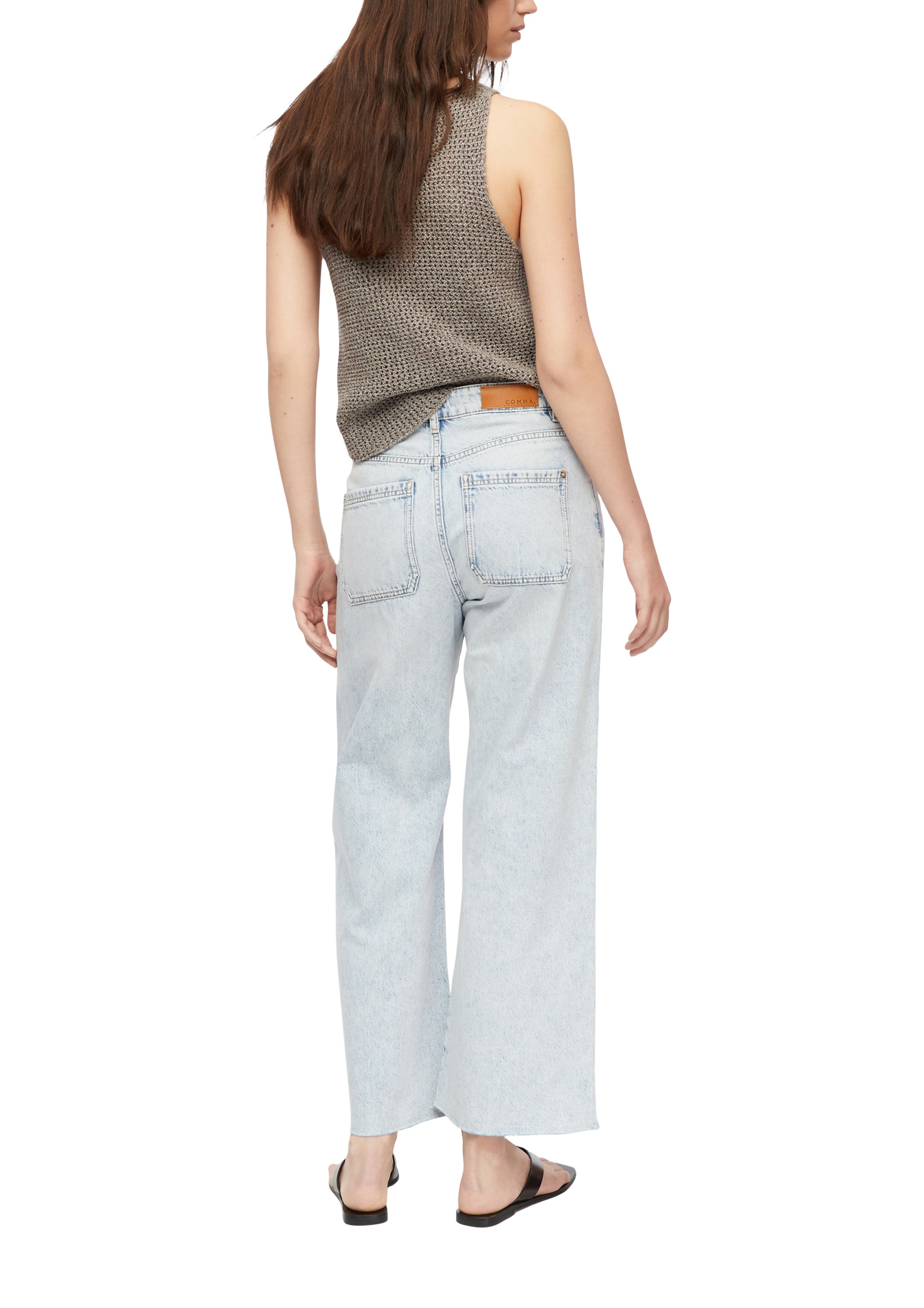 Wide Leg Jean COMMA en bleu