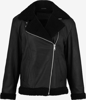 trueprodigy - Chaqueta de entretiempo 'Alma' en negro: frente