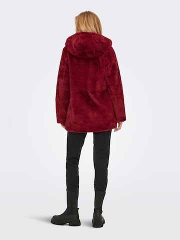 ONLY Prehodna jakna 'Malou' | rdeča barva