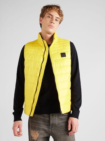 BOSS Vest 'Odeno' in Yellow: front