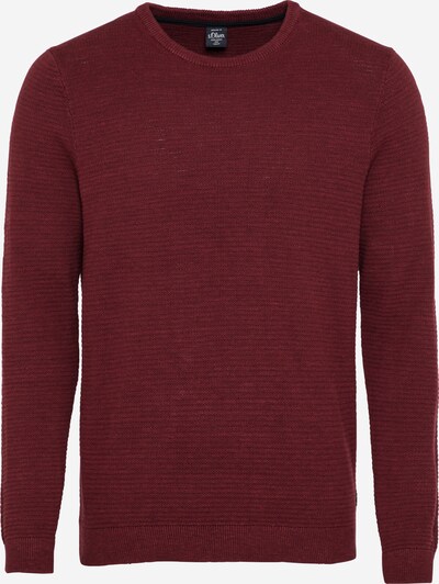 s.Oliver Pullover in dunkelrot, Produktansicht