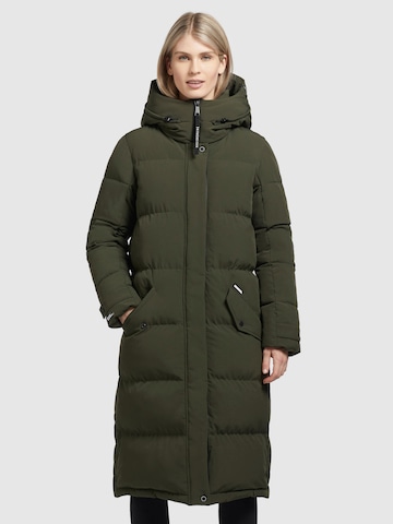khujo Zimní kabát 'Dakota' – zelená: přední strana