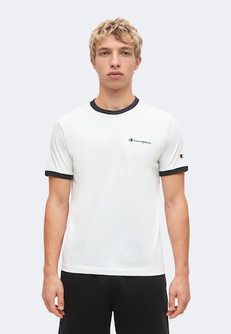 Champion - Camiseta en blanco: frente