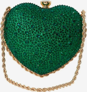 Tomshop24-7 Clutch 'Herz' in Green: front
