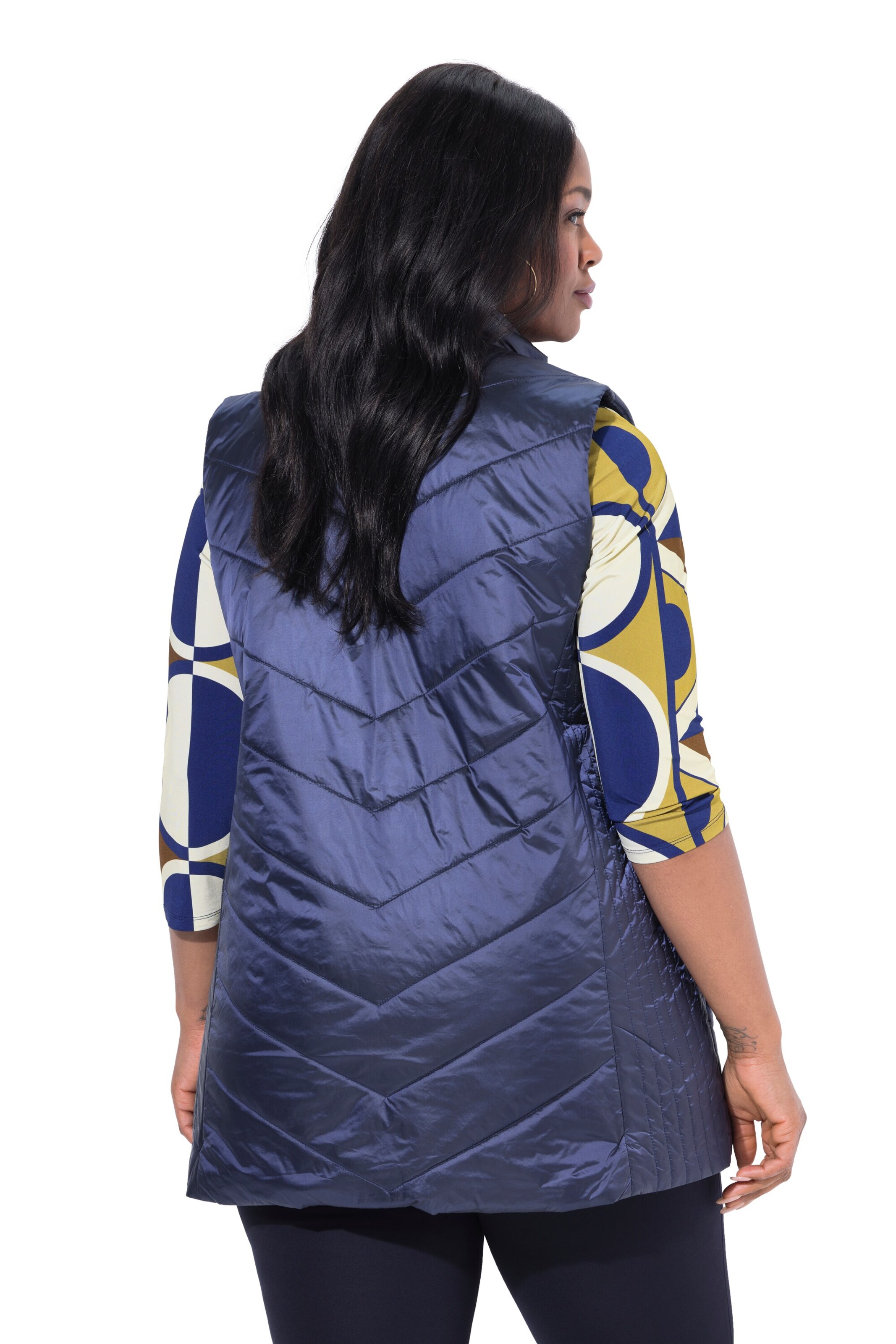 Ulla Popken Vest in Purple