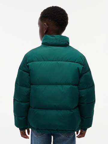 TOMMY HILFIGER Winterjas 'New Essential' in Groen