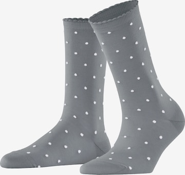 FALKE Socks 'Spike Dot' in Silver: front
