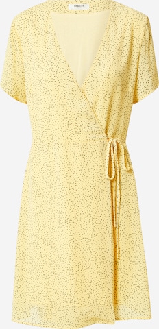 Robe 'Linoa' MSCH COPENHAGEN en jaune : devant