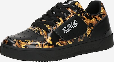 Versace Jeans Couture Zemie brīvā laika apavi 'STARLIGHT', krāsa - sinepjkrāsas / zeltaini dzeltens / melns / balts, Preces skats