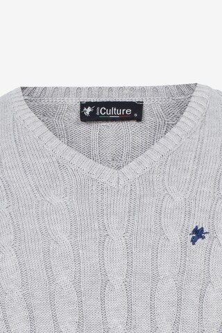 DENIM CULTURE Пуловер 'MAURIZIO' в сиво