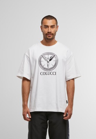 Colucci Футболка 'Ikarus' в Белый: спереди