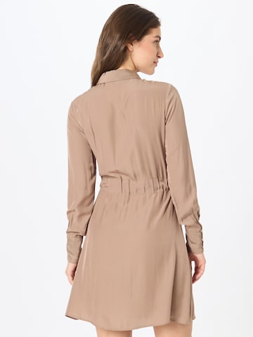 VILA Shirt Dress 'Lalane' in Brown