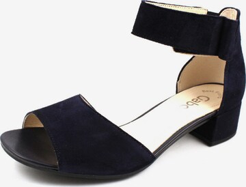 GABOR Strap Sandals in Blue: front