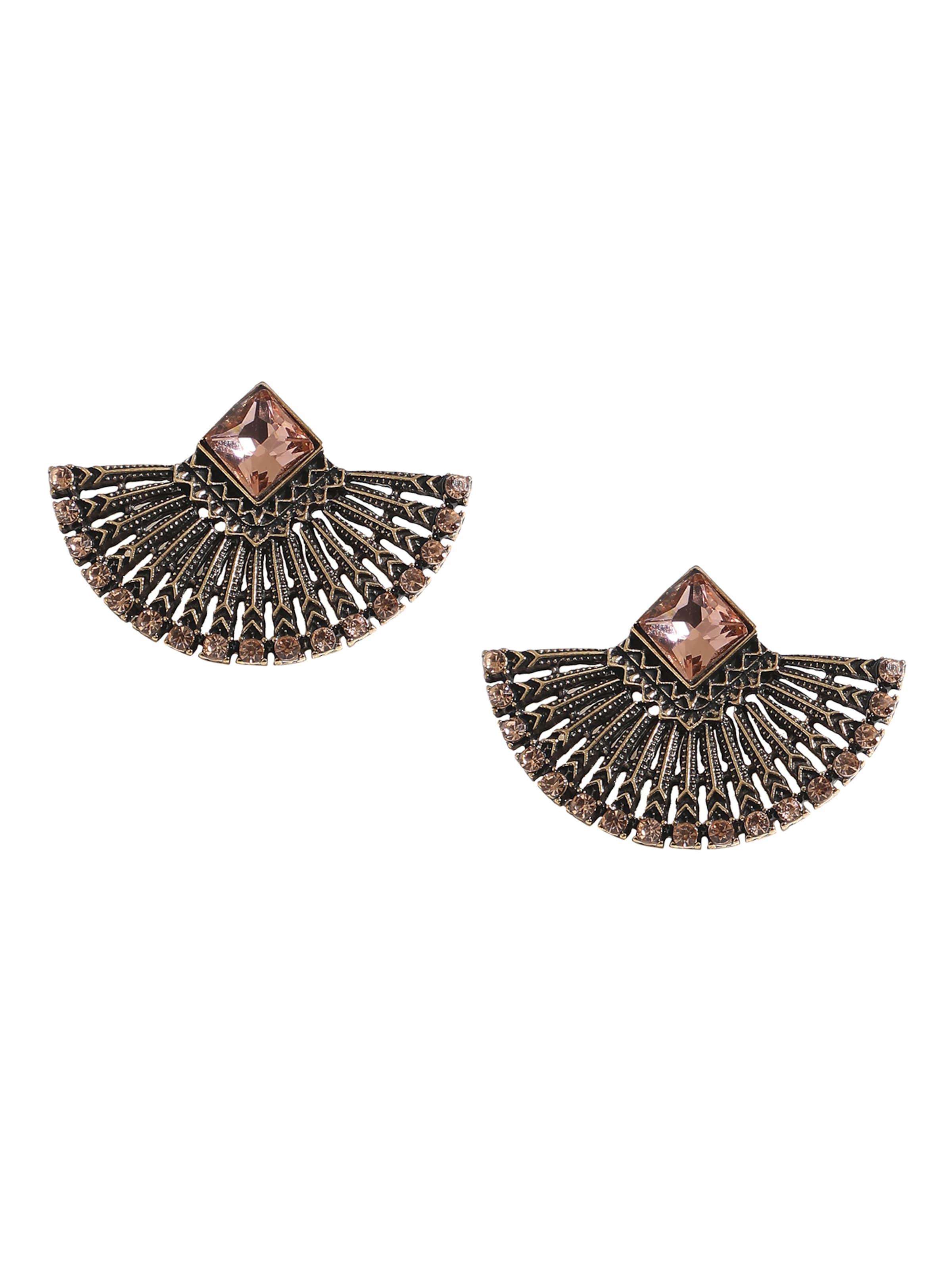 sudrabs SOHI Auskari ' Myrtle ': no priekšpuses