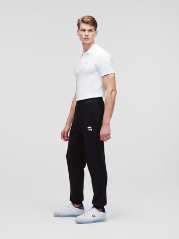 Karl Lagerfeld Tapered Broek in Zwart