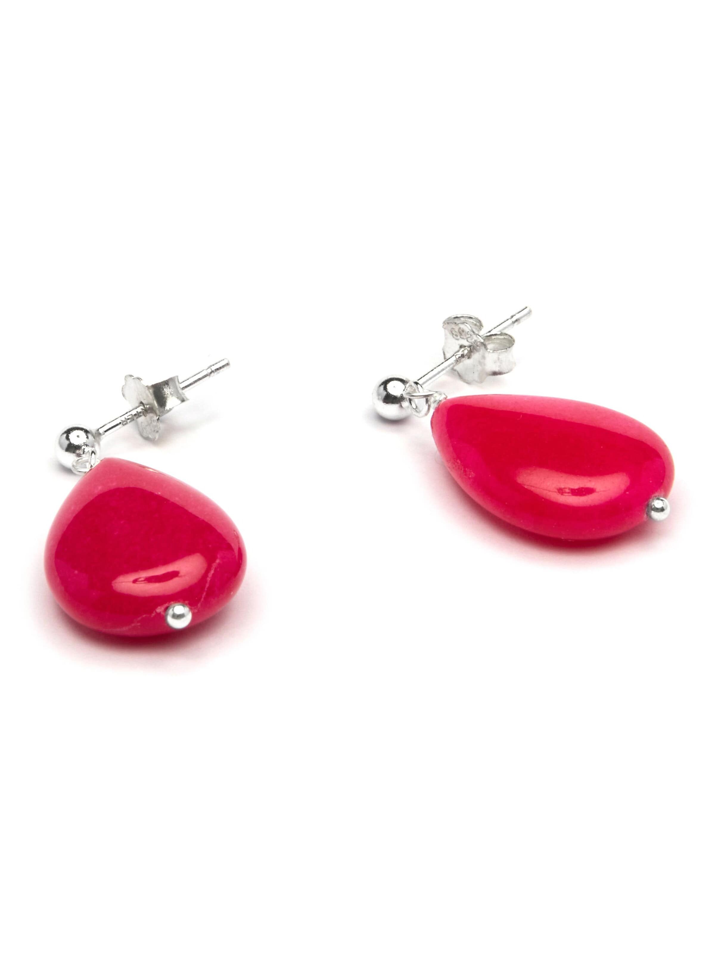 Luxenter Earrings 'Kenitna' in Pink