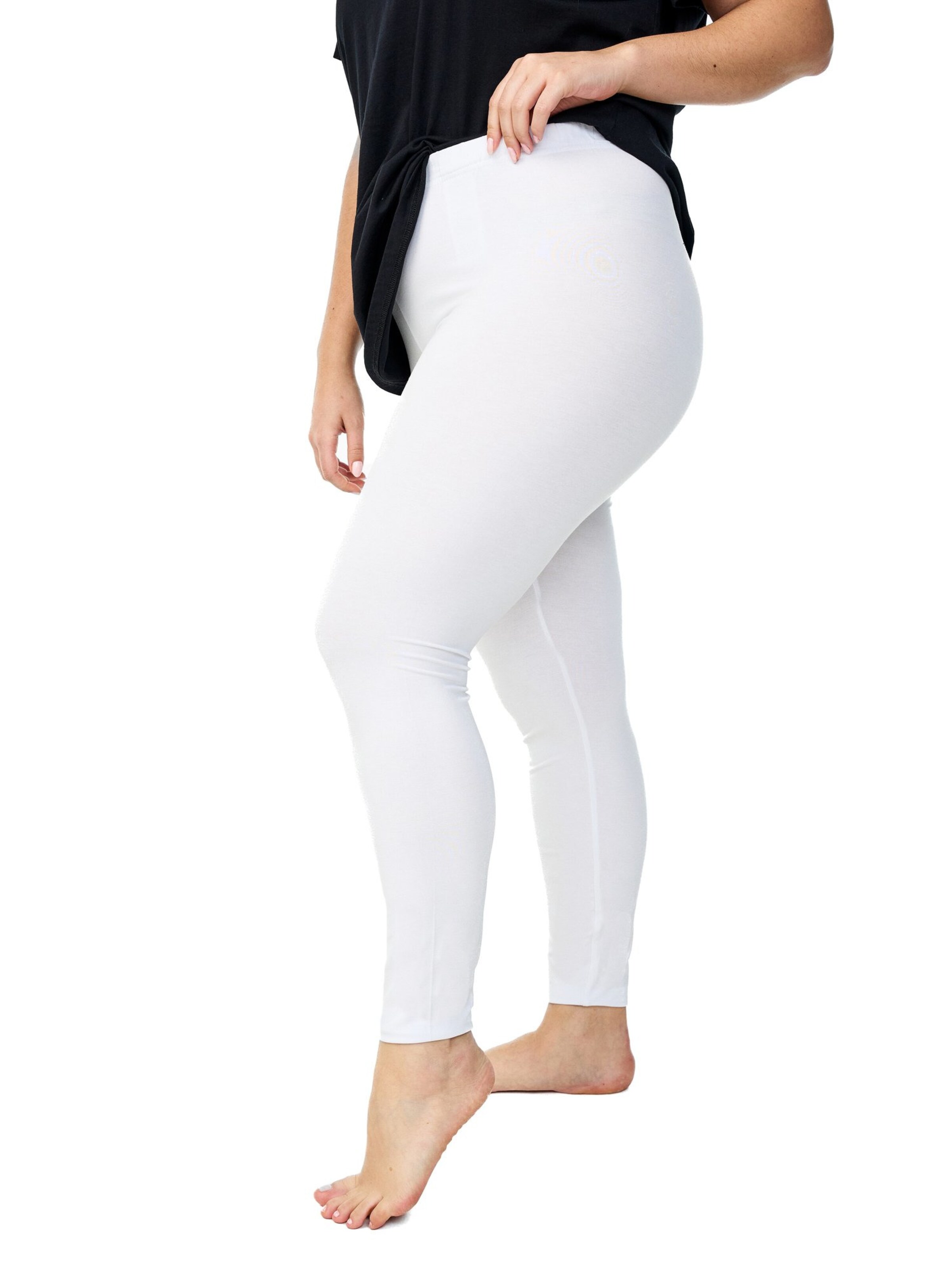 Skinny Leggings di Zizzi in bianco