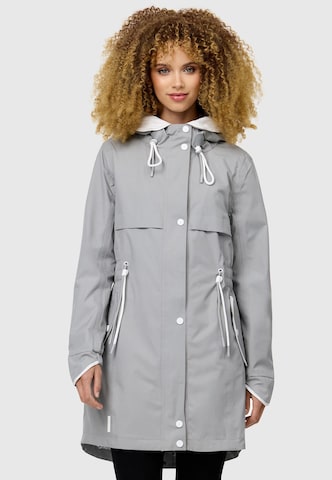 NAVAHOO Raincoat 'Xankaa' in Grey: front