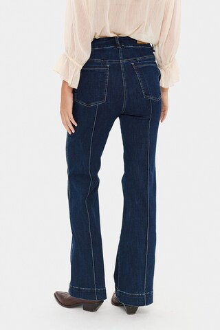 SAINT TROPEZ Flared Jeans 'Noe' in Blue