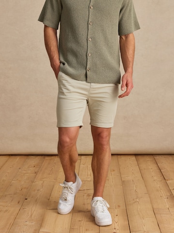 DAN FOX APPAREL Regular Chino trousers 'Janne' in Green: front
