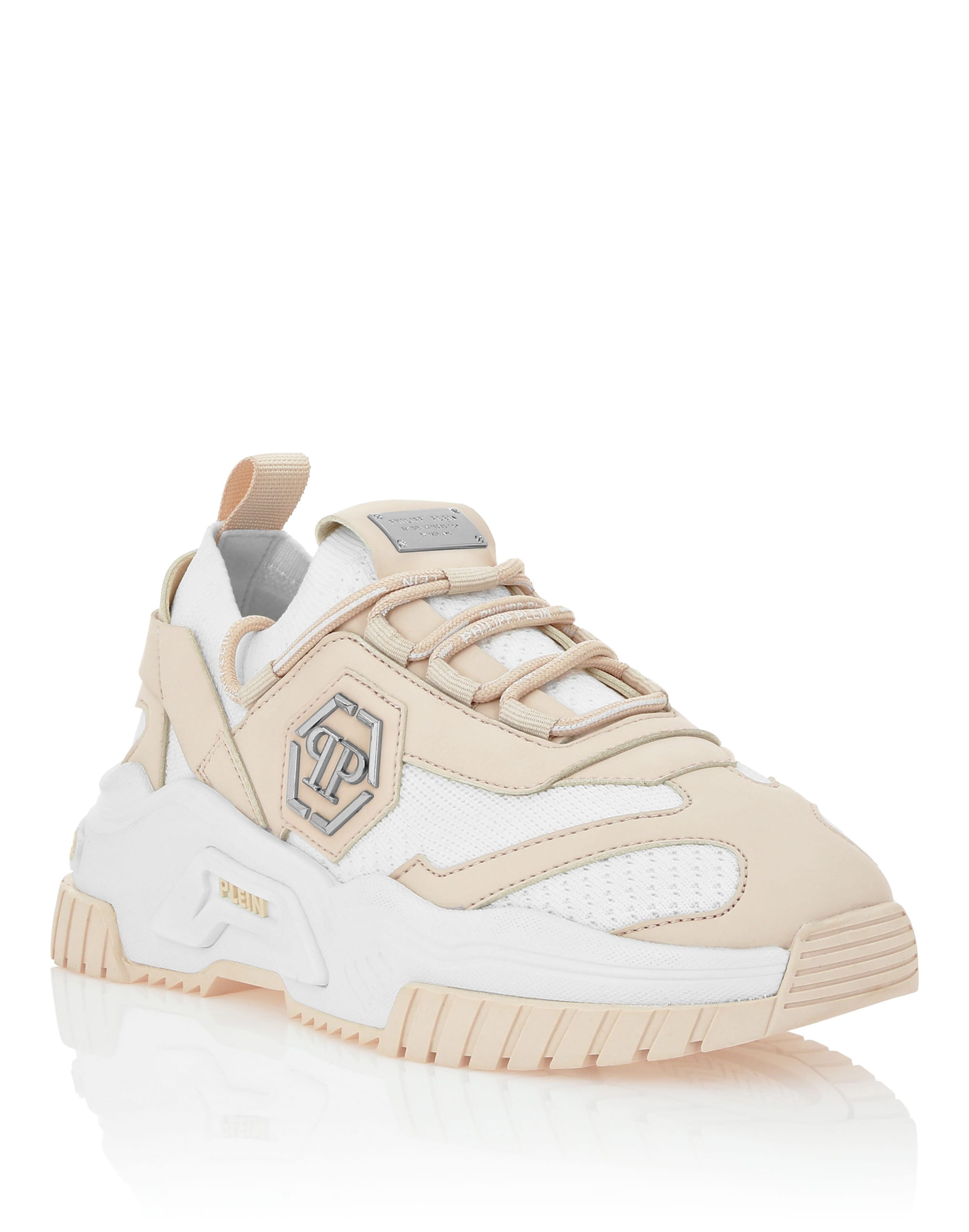 Philipp Plein Sneakers 'Predator' in White: front