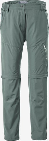 KILLTEC Regular Outdoor trousers in Green: front