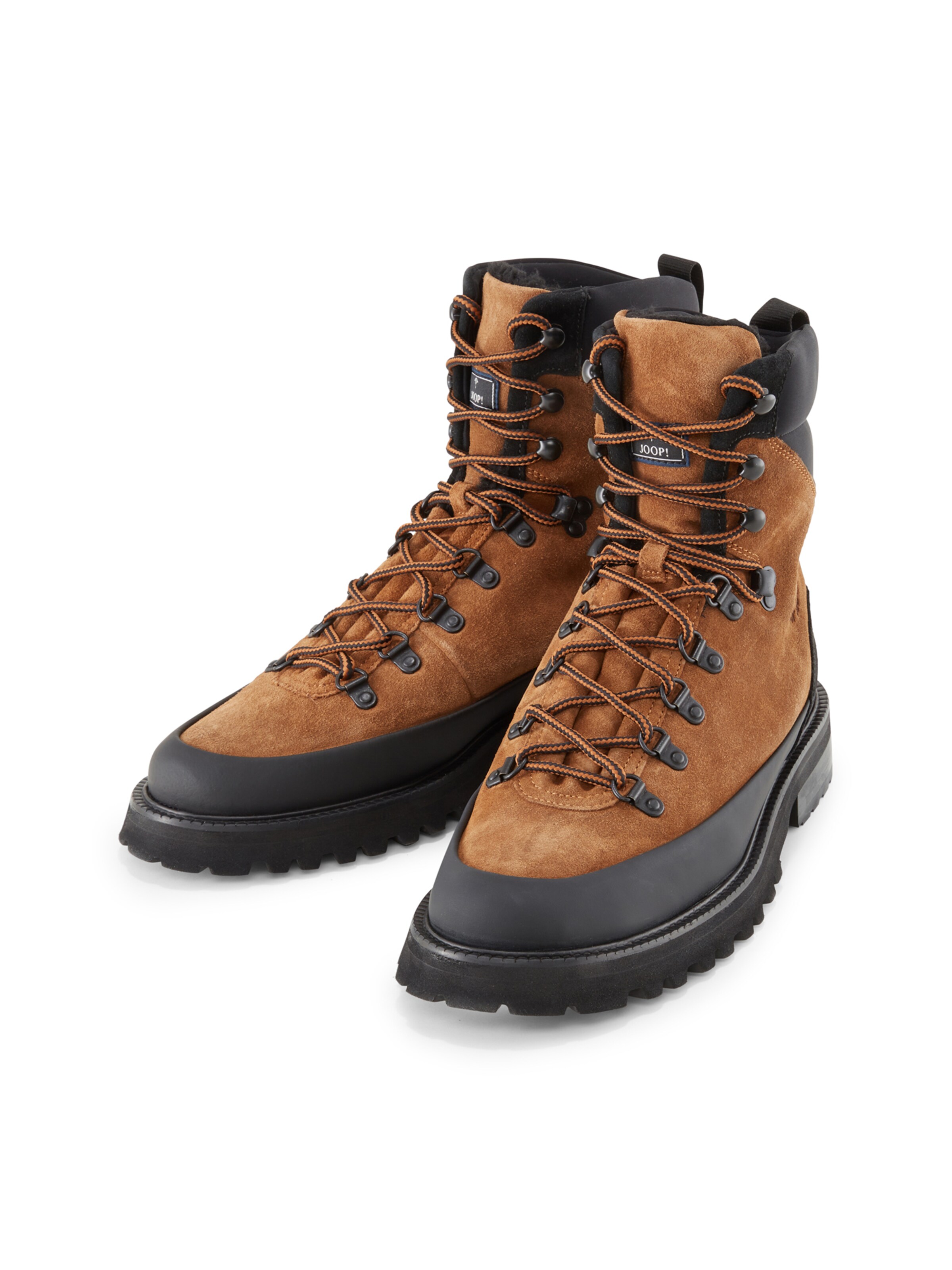 JOOP! Schnürstiefel' Velluto Hektor ' in Braun