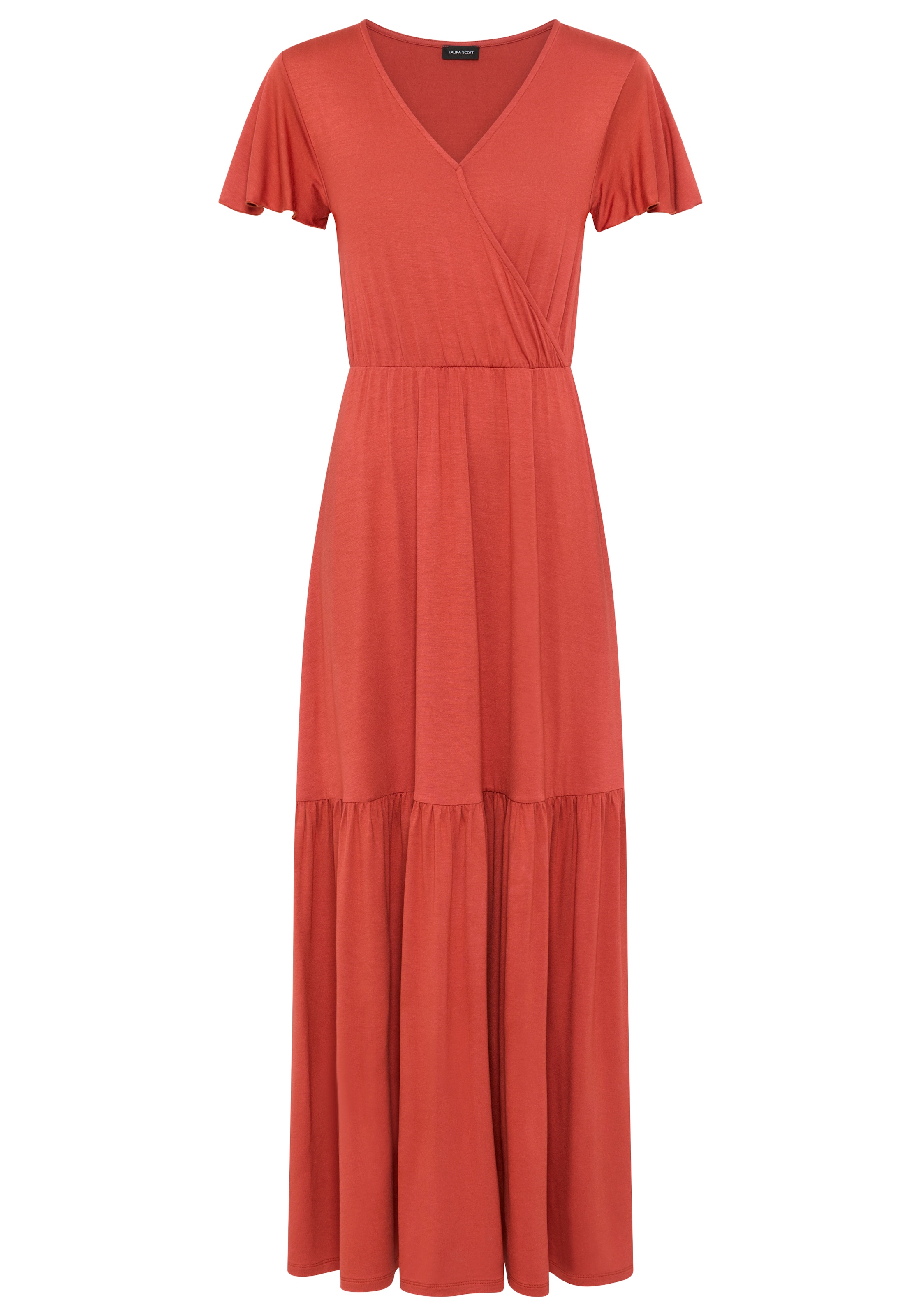 LAURA SCOTT Summer Dress in Orange: front