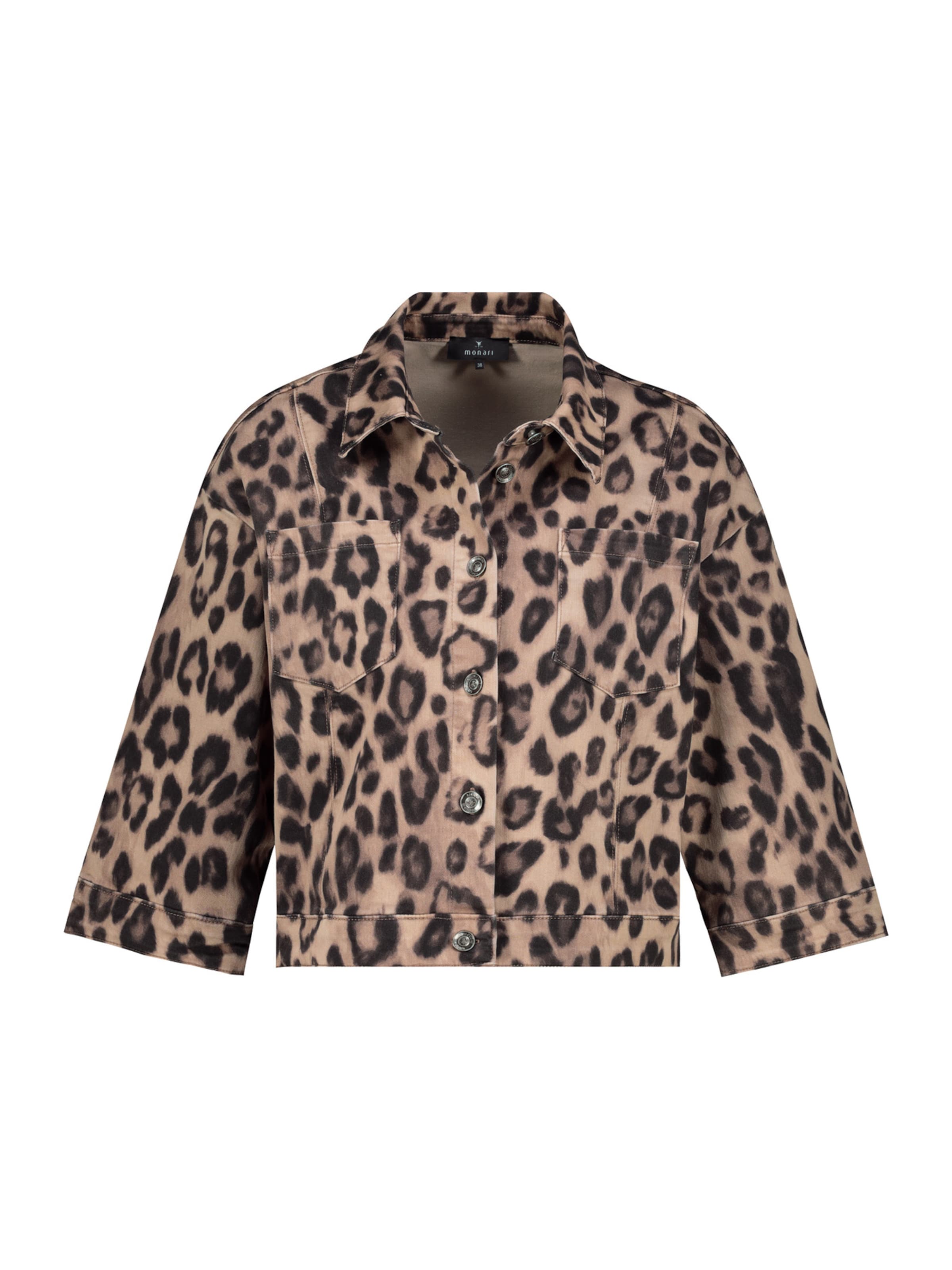 monari Between-Season Jacket in Brown: front