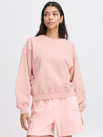 Sweat-shirt 'Rubi' The Jogg Concept en rose : devant