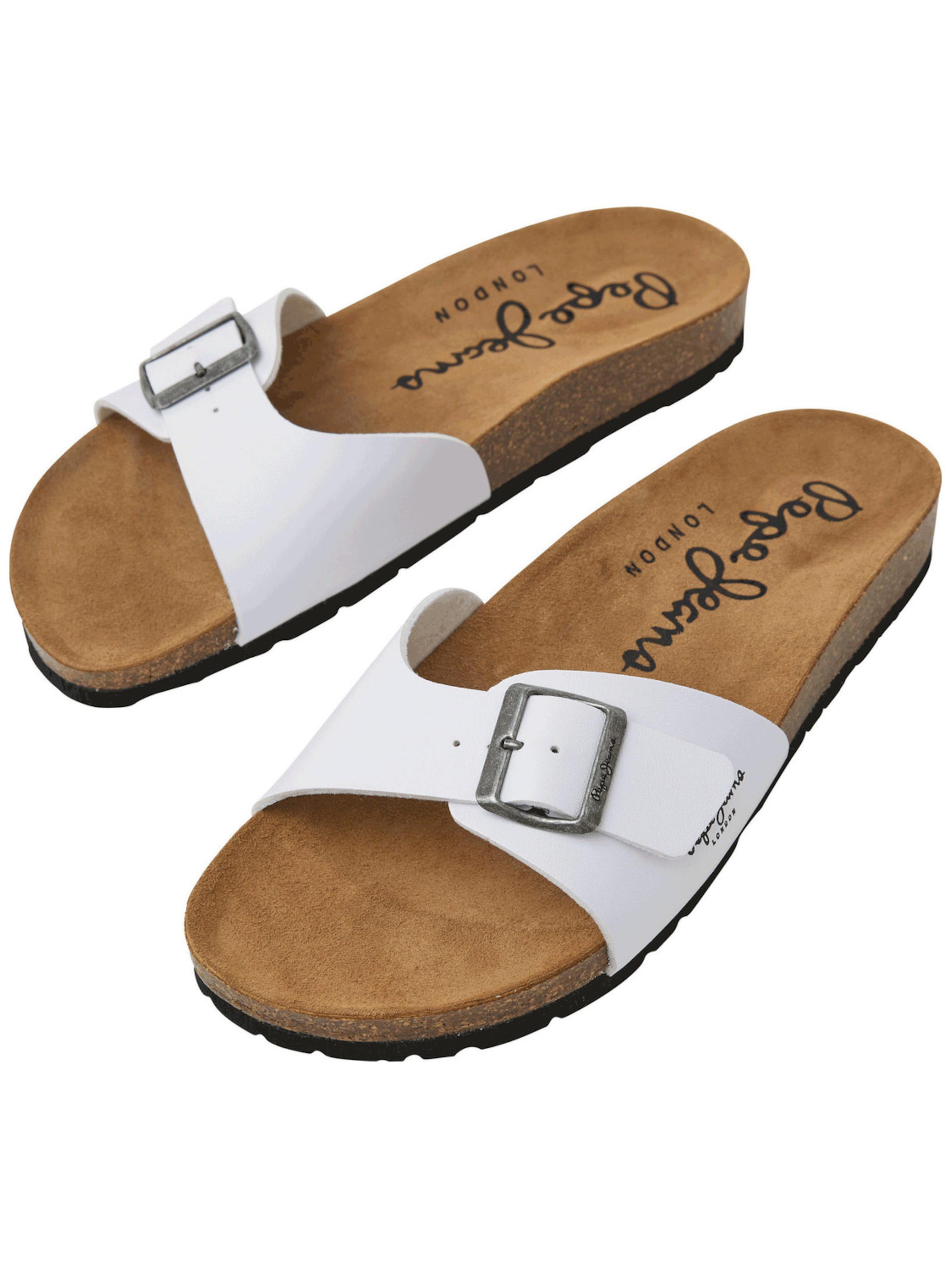 Zoccoletto 'Pepe Jeans Bio M Single Champion' di Pepe Jeans in bianco