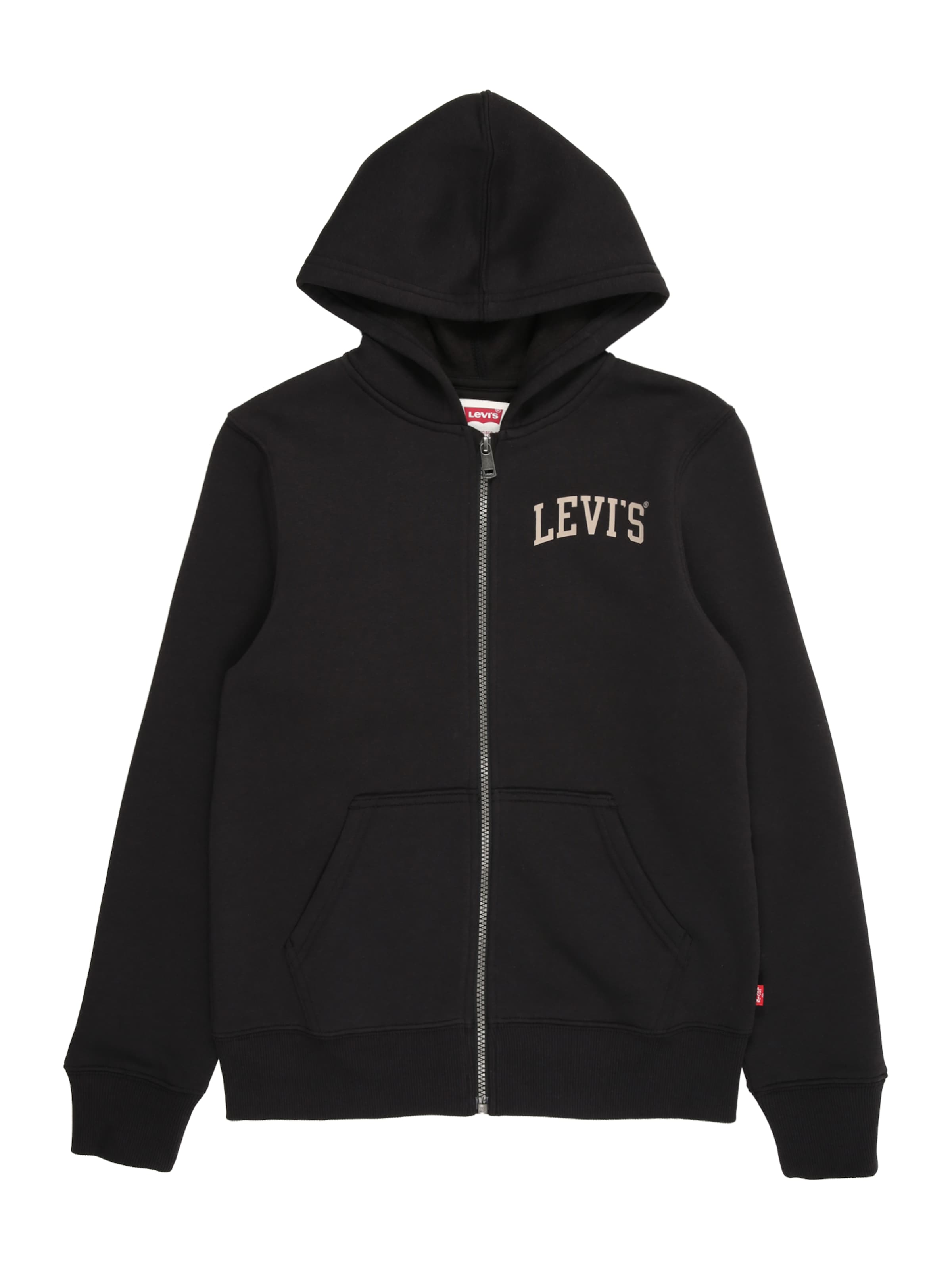 Levi's Kids Суичъри с качулка 'LEGENDARY' в черно: отпред