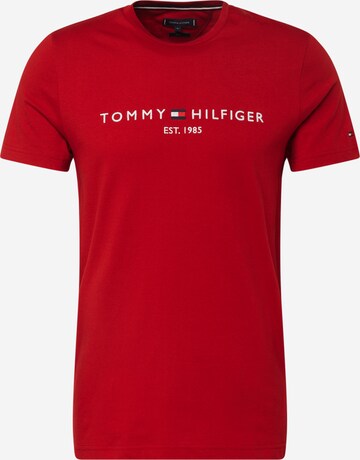 TOMMY HILFIGER Regular Fit T-Shirt in Rot: predná strana