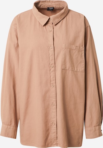 Chemisier Cotton On en marron : devant